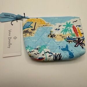 Vera Bradley Coin Purse- Beach Treasures Pattern